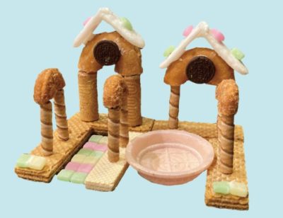 【満席】お菓子で建てる！古代ローマに学ぶ理想のお風呂屋さん | ワークショップ